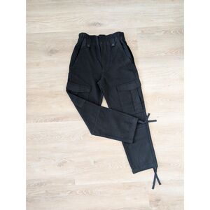 Banana Republic Black 100% Wool Cargo Pants – High Waisted (Size 8)